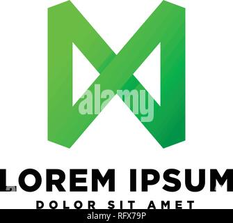 Abstract Business logo template vector illustration icon isolated - vector Stock Vector