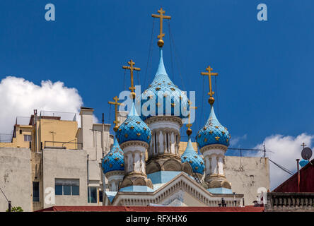 Russian Orthodox Church. San Telmo, Buenos Aires, Argentina. Stock Photo