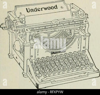 . The Canadian horticulturist [monthly], 1905. Gardening; Canadian periodicals. THE CANADIAN HORTICULTURIST.. THE UNDERWOOD &quot; Tried and True&quot;. Don't take our word for it. We are prejudiced. We can show you the Underwood, how it works and what it will do, but for the Most Convincing Argument, you will have to ask any of the .ISOO users in Canada. More Underwood Typewriters are in use in Canada than all other makes Combined. We carry a large stock of rebuilt typewriters at very low prices. Send for Catalogue and List. Headquarters for Supplies. UNITED TYPEWRITER CO., Limited TORONTO, O Stock Photo