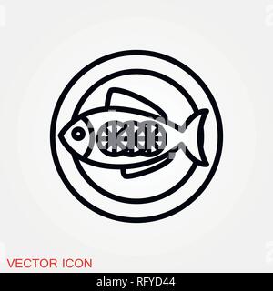Food icon logo, illustration, vector sign symbol for design Stock Vector