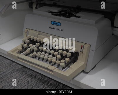 Olivetti Linea 98 Typewriter Stock Photo
