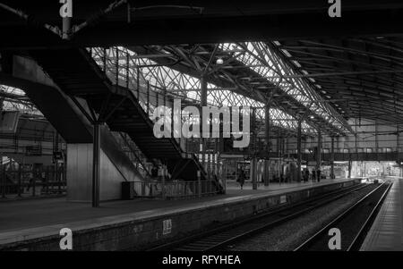 Leeds City Railway Station, Leeds, Yorkshire, England, UK Stock Photo