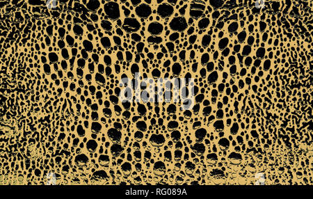 overlay texture of crocodile or snake skin leather Stock Photo