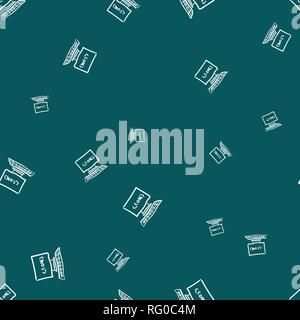 Seamless pattern for concept design. Code icon. Stock Vector