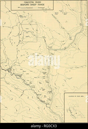 . The Canadian field-naturalist. 436 The Canadian Field-Naturalist Vol. 87. Figure 1. Outline map of the study area, showing geographic reference points.. Please note that these images are extracted from scanned page images that may have been digitally enhanced for readability - coloration and appearance of these illustrations may not perfectly resemble the original work.. Ottawa Field-Naturalists' Club. Ottawa, Ottawa Field-Naturalists' Club Stock Photo