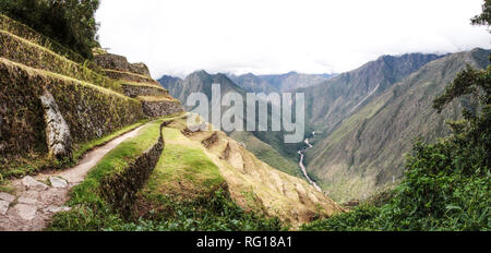 Ancient hidden city of Machu Picchu in Peru Stock Photo - Alamy