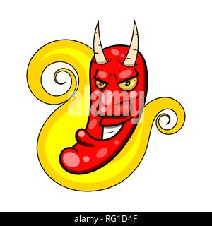 Hot Chili logo design vector. Chili with fire logo concepts. Food logo template Stock Vector