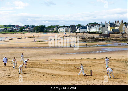 Elie Beach Cricket Festival, Elie, Fife Stock Photo