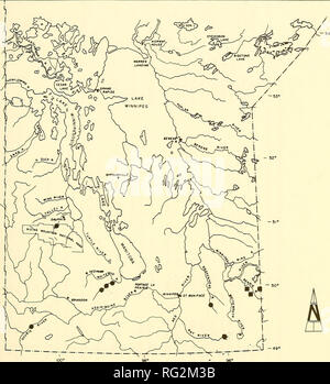 . The Canadian field-naturalist. HARBICHT, FRANZIN, and STEWART: NEW RECORDS FOR MlNNOWS 479. Figure 2. Distribution of Phoxinus eos in Manitoba. â previously published locations; â¢ new locations.. Please note that these images are extracted from scanned page images that may have been digitally enhanced for readability - coloration and appearance of these illustrations may not perfectly resemble the original work.. Ottawa Field-Naturalists' Club. Ottawa, Ottawa Field-Naturalists' Club Stock Photo