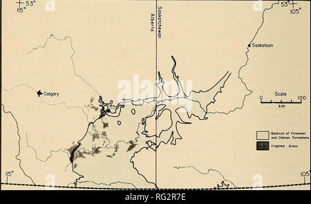 . The Canadian field-naturalist. 126 The Canadian Field-Naturalist Vol. 91 wrote that &quot;some have been known to come in with shipments of Alberta hay.&quot; None of the accidental movements are plotted in Figure 3. Factors Influencing Distribution The distribution of C. v. viridis in Canada corresponds very closely to the dry steppe climatic zone (Figure 2) and it may be that climate is the dominant limiting factor. But I believe that, at least locally, there are other important controls. In my opinion, the bedrock and surficial geology has always exerted con- siderable influence on the di Stock Photo