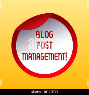 Handwriting Text Blog Post Management Concept Meaning Handling And Running A Short Form Marketing Content Bottle Packaging Blank Lid Carton Container Stock Photo Alamy