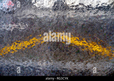Ice pattern on window seamless background Stock Photo