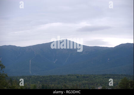 Mount Washington, New Hampshire, viewed from Breton Woods. Stock Photo