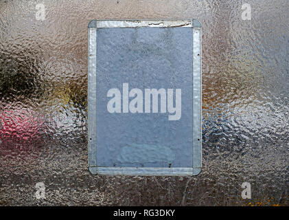 Ice pattern on window seamless background Stock Photo