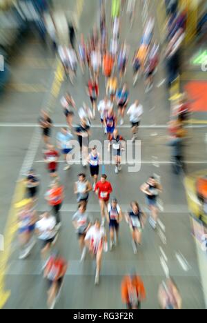 DEU, Federal Republic of Germany, Bochum: Runner at the Ruhrmarathon. Stock Photo