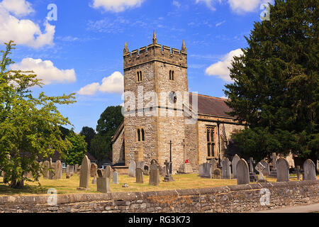 Holy Trinity Church at Ashford in the Water Derbyshire UK