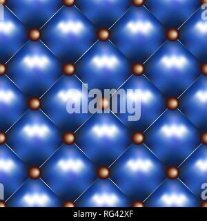 Sofa leather seamless background Stock Vector