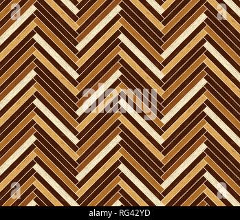 Parquet pattern in dark brown colors Stock Vector