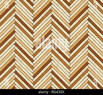 Parquet pattern in light brown colors Stock Vector