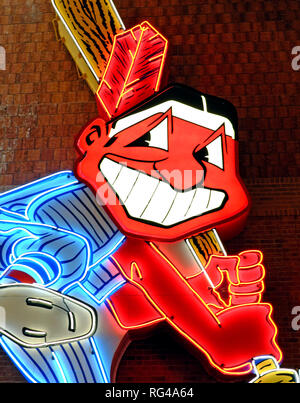 Cleveland indians mascot hi-res stock photography and images - Alamy