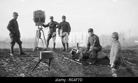 searchlight, 1915-18 Stock Photo