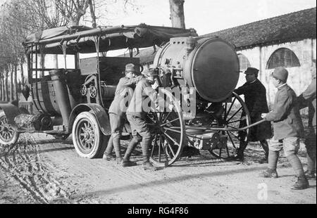 searchlight, 1915-18 Stock Photo