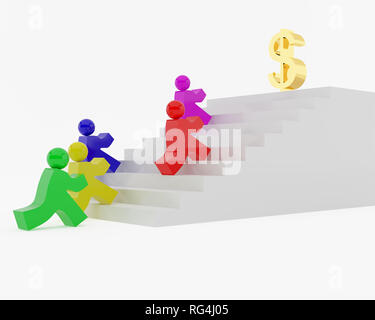 high resolution 3D rendering of a career icon Stock Photo - Alamy