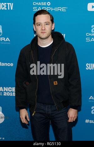 Park City, UT, USA. 27th Jan, 2019. Lewis Pullman at arrivals for THEM THAT FOLLOW Premiere at Sundance Film Festival 2019, Eccles Center, Park City, UT January 27, 2019. Credit: JA/Everett Collection/Alamy Live News Stock Photo