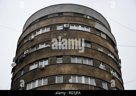 Technoimport Building, Bucharest, Romania, November 2018 Stock Photo