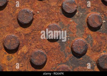 Rusty metal background Stock Photo