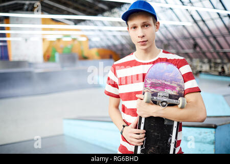 Guy with skateboard Stock Photo