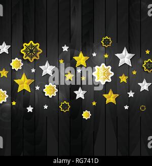 Background texture with silver snowflakes on white backdrop, illustration  made of shiny particles Stock Vector Image & Art - Alamy