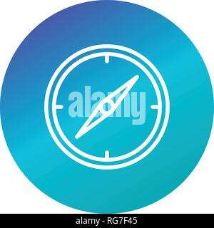 Compass Vector Icon Sign Icon Vector Illustration For Personal And Commercial Use... Clean Look Trendy Icon... Stock Vector