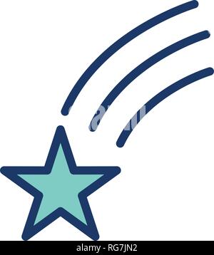 Falling Star Vector Icon Sign Icon Vector Illustration For Personal And Commercial Use... Clean Look Trendy Icon... Stock Vector