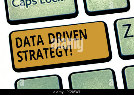 Word writing text Data Driven Seo. Business concept for Search engine