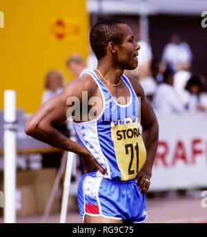 CALVIN SMITH athletic USA sprint Stock Photo Alamy