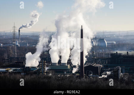 Bottrop, Ruhr area, North Rhine-Westphalia, Germany - Prosper coking plant in Bottrop. It is one of the three coking plants in operation in the Ruhr a Stock Photo