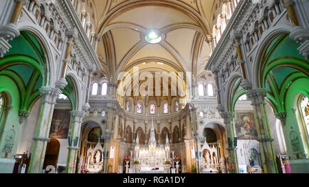 A daytime view of the altar of St. Nicholas of Tolentine Catholic ...