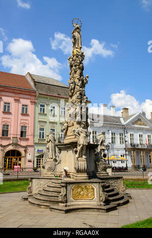 Slovakia, Kosice, Old town, Plague Column Stock Photo