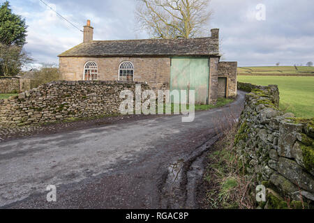 Listed building Long Preston Stock Photo