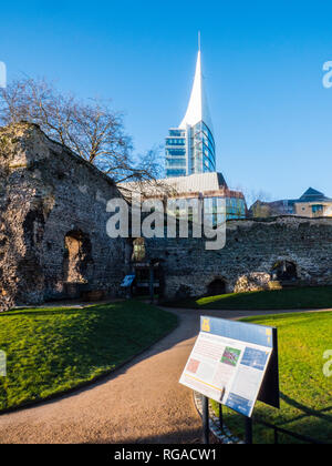 The Blade, Reading Abbey, Large Ruined Abbey, Reading Abbey District,Reading, Berkshire, England, UK, GB. Stock Photo