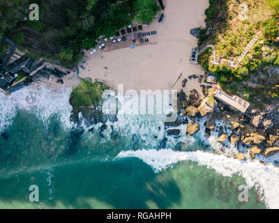 Indonesia, Bali, Aerial view of beach Stock Photo