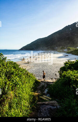 Solidao Beach. Florianopolis, Santa Catarina, Brazil. Stock Photo