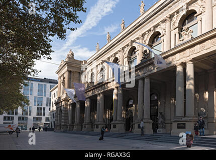 Stock exchange Building in Frankfurt am Main, Hesse, Germany Stock Photo