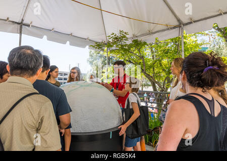 June 10, 2018 La Canada Flintridge / CA / USA -  People participating at 'A ticket to explore JPL' event