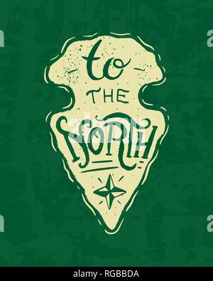 Camping logo or label. Trip in the forest, outdoor and adventure. Colored badge on the chalkboard. Hand drawn vintage pin. Stock Vector