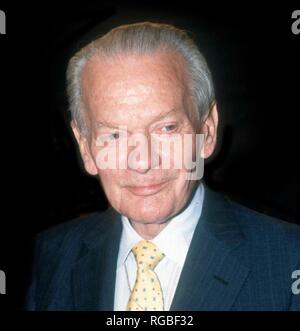 David Brinkley 1992 Photo By Adam Scull/PHOTOlink.net Stock Photo