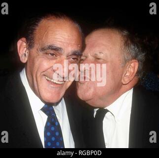 Abe Vigoda and Jack Weston 1991 Photo By Adam Scull/PHOTOlink/MediaPunch Stock Photo