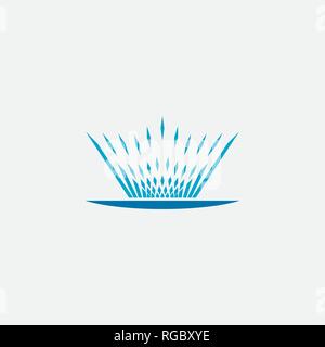 fountain icon vector illustration symbol design Stock Vector