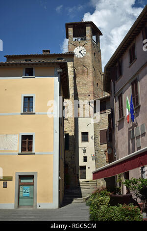 Tower, Montone, Italy Stock Photo - Alamy